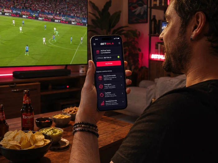 Campo para aplicar un código promocional Betsala