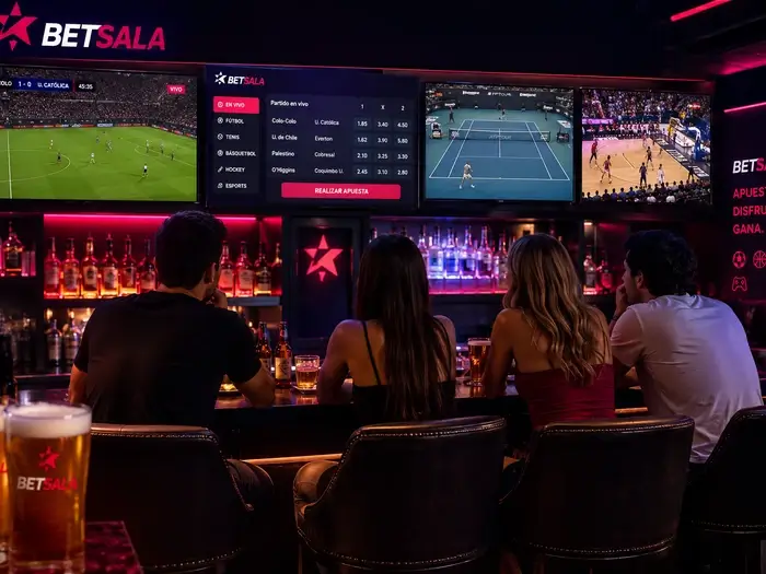Zona de apuestas Betsala con eventos, mercados, cuotas y cupón